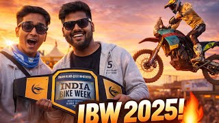 India Bike Week 2025 🔥 | IBW Experience, Stunts & Crazy Vibes!