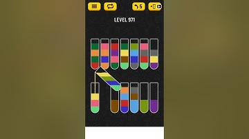 【Water Sort Puzzle】 Level 971