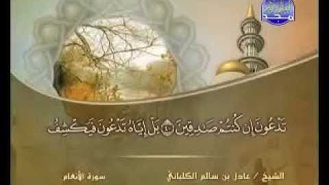 سورة الأنعام 6 - 114 عادل الكلباني - قراءة مرتلة