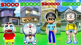Subscriber Gave Challenge To Shinchan To Buy House In GTA5🏡🥳 Full Fun #rampageboy #gta5 #bommalu
