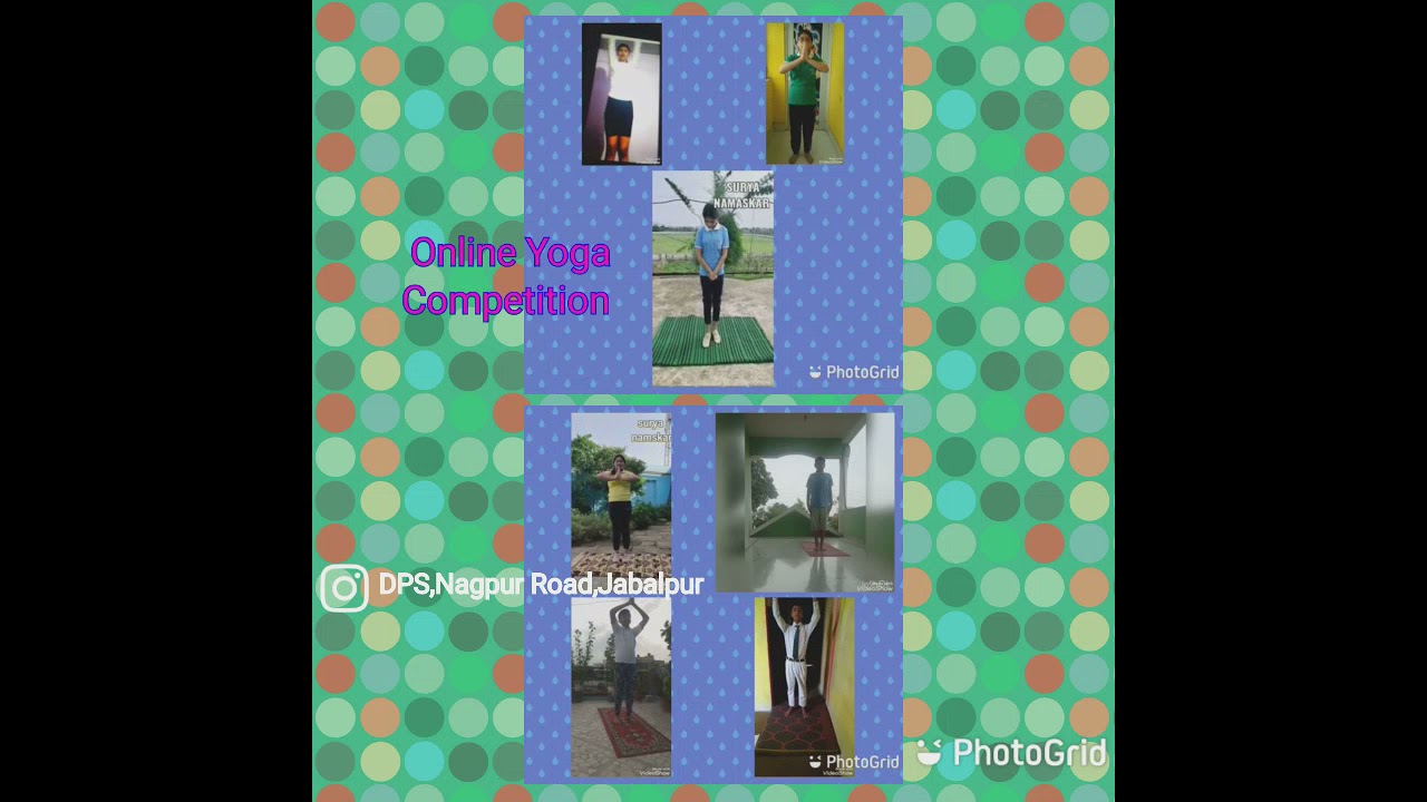 Online Yoga 2020 by Class 8th students.