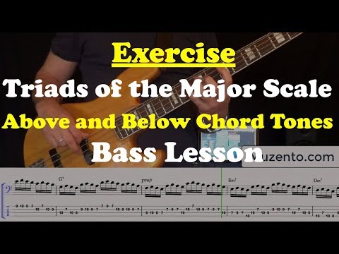 step-above-and-below-the-chord-tones-/-triads-of-the-major-scale-/-exercise