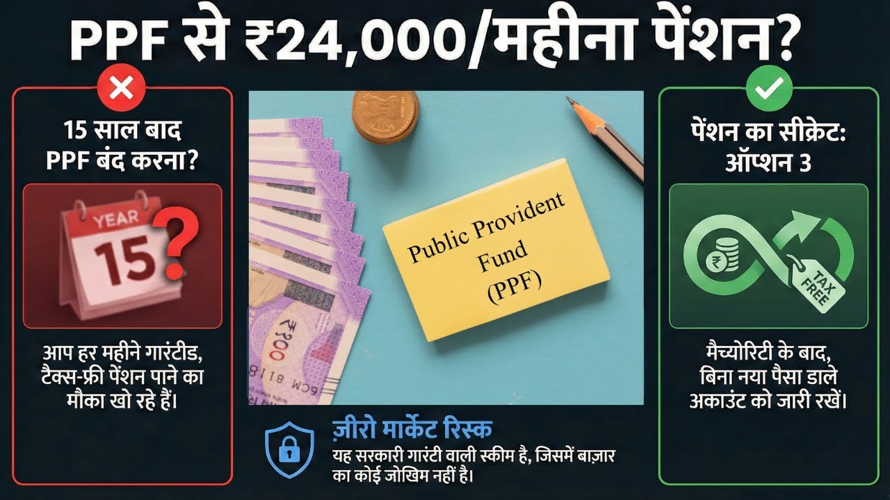 How to Get ₹24,000 Monthly Pension from Public Provident Fund (PPF) 