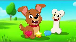 Happy Kidds The Silly Dog And The Talking Bone - Fun Animated Story For Kids