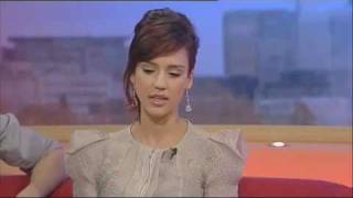 Jessica Alba and Topher Grace