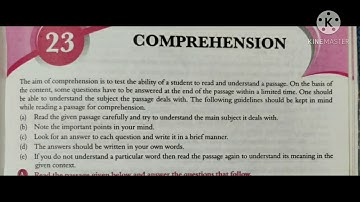 Std:7 Grammar ch-23 Comprehension