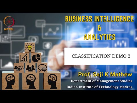 CLASSIFICATION DEMO 2 | BI&A | Prof. Saji K Mathew