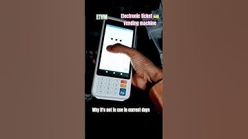 Electronic ticket vending machine  🎟️ 🚌