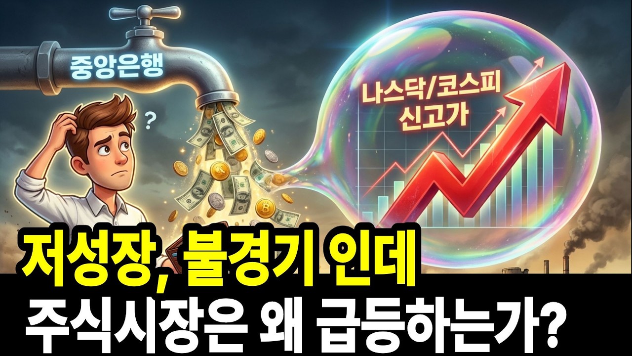 저성장, 불경기인데 주식시장 급등하는 이유와 3가지 투자자 생존전략