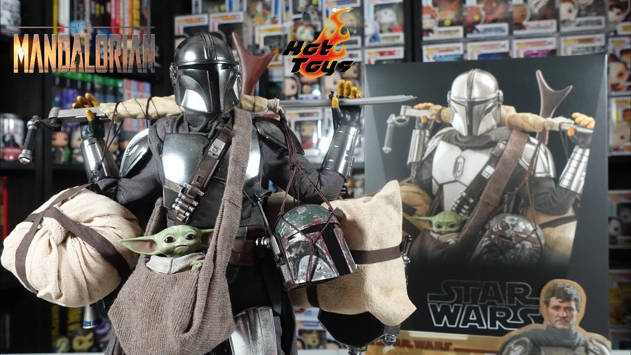 Hot Toys Star Wars The Mandalorian and Grogu Deluxe Edition 1/6 Scale Figure Unbox and Review