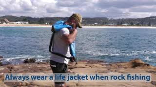 Rock fishing safety
