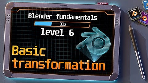 Blender 4.3 Fundamentals: Basic Transformations and Pivot Point [EN]