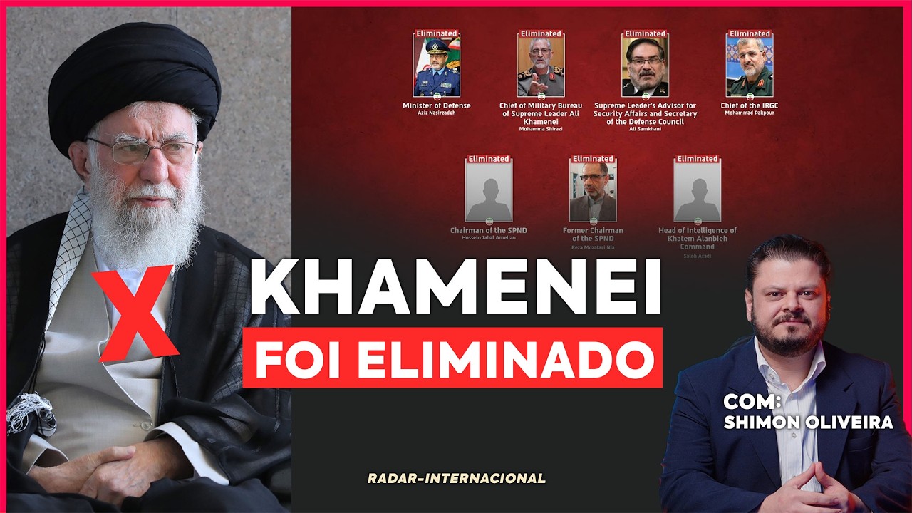 KHAMENEI FOI ELIMINADO em ATAQUE DOS EUA E ISRAEL AO IRÃ - DIA HISTÓRICO
