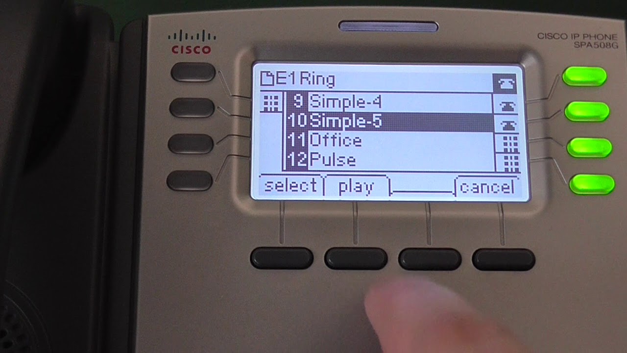 Cisco SPA508G Ringtones YouTube