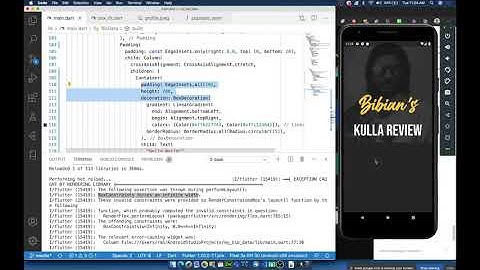 Building Cross-Platform Apps with Flutter | Flexibles: Bio Data App - 8 | Pon Rahul | PATTARAI