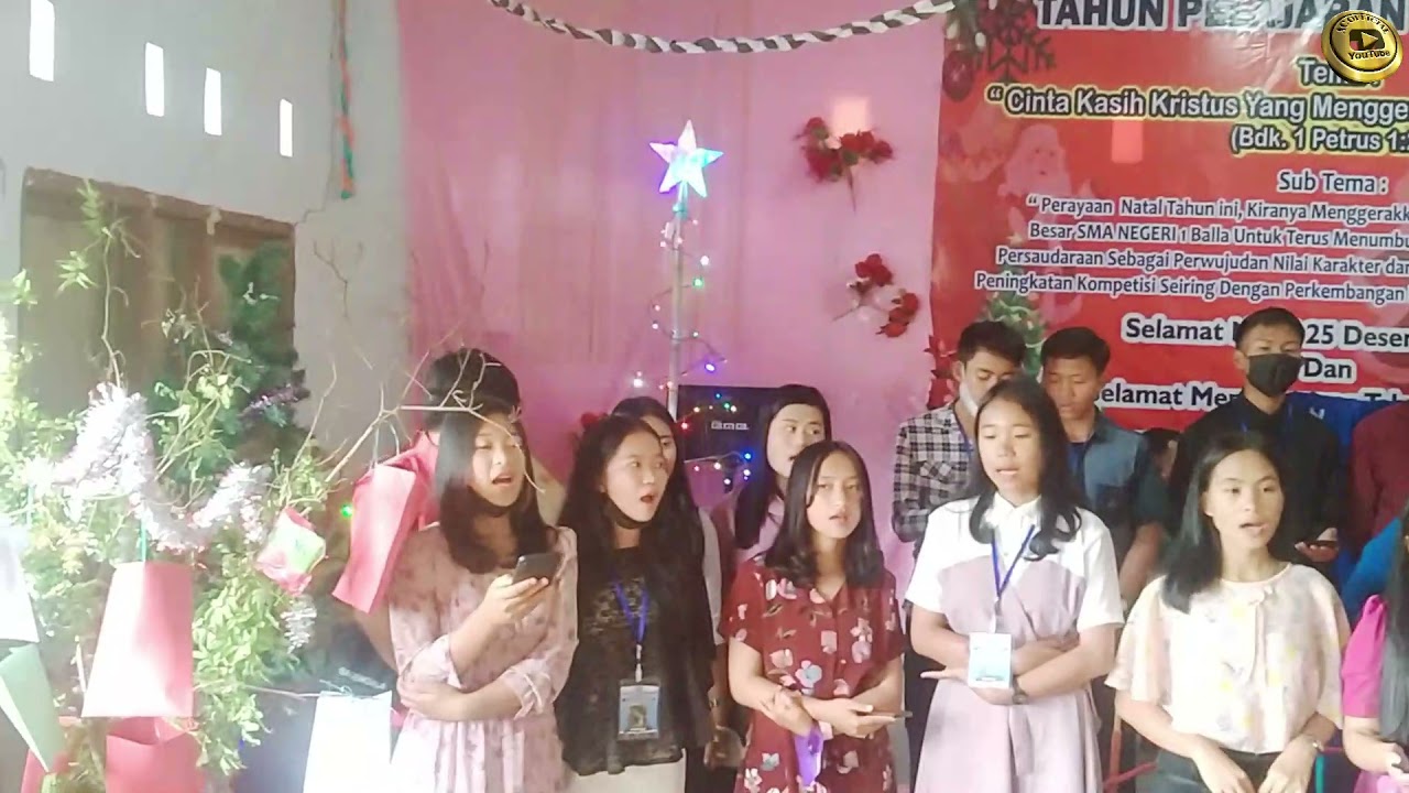 Paduan suara Siswa/Siswi SMANbal Natal 2021