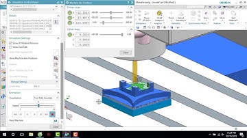 [4CHaUI] Mô phỏng gia công trên máy công cụ trong Siemens NX - Phay CNC