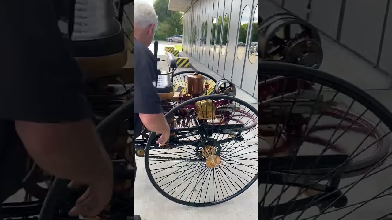 136 years ago: 1885 Mercedes Patent start engine