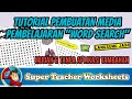 Tutorial Cara Membuat Media Pembelajaran Word Search Game Tanpa Menggunakan Aplikasi  Tambahan