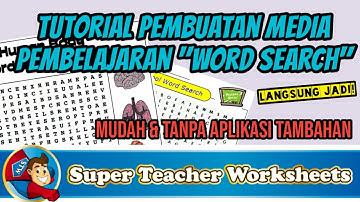Tutorial Cara Membuat Media Pembelajaran Word Search Game Tanpa Menggunakan Aplikasi  Tambahan