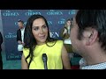 Zhaleh vossough carpet interview at the chosen s4 premiere