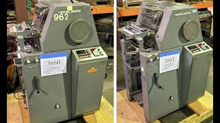 Heidelberg TOK T-Offset Printing Presses - Inventory # 3660 & 3661