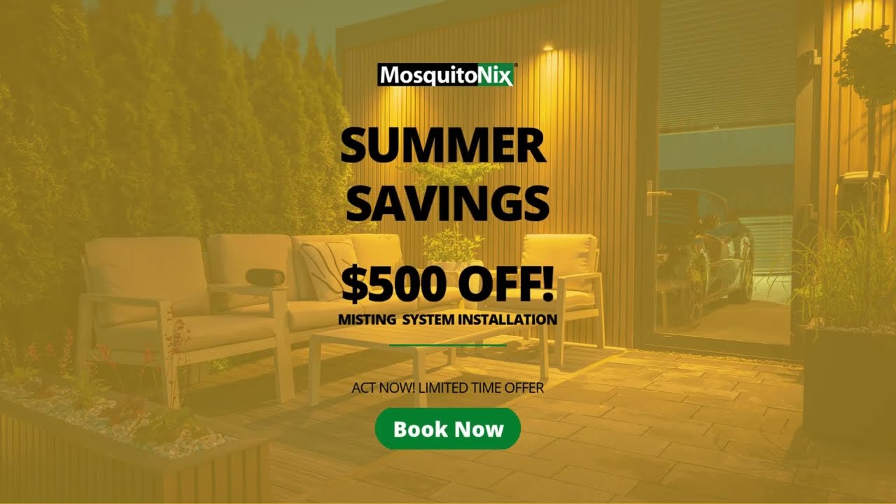 Summer Savings Special: $500 OFF Your MosquitoNix Custom Misting System!