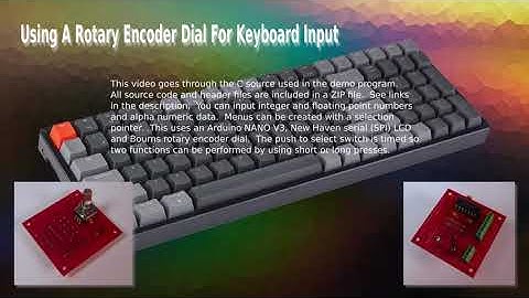 Rotary Encoder Simulates A Keyboard
