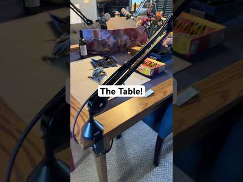 The fabled table of legend! Feel free to ask about our gear. #dnd #actualplay #podcast #ttrpg