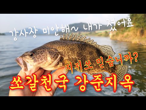 쏘갈천국 강준지옥/ 강준치 100마리 낚아야 쏘가리 한마리 나온다는 <strong>백마강</strong>/