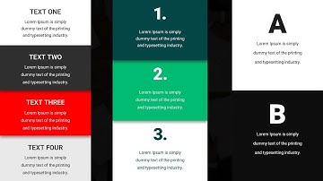 Sidebar Mini Text Blocks | MoGRT Template for Premiere Pro