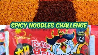 Spicy noodles challenge || halat kharab hogai kha k