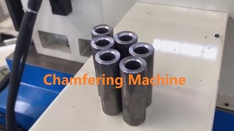 Chamfering Machine Automatic Double Ends Tube Deburring Beveling Machine (2020)