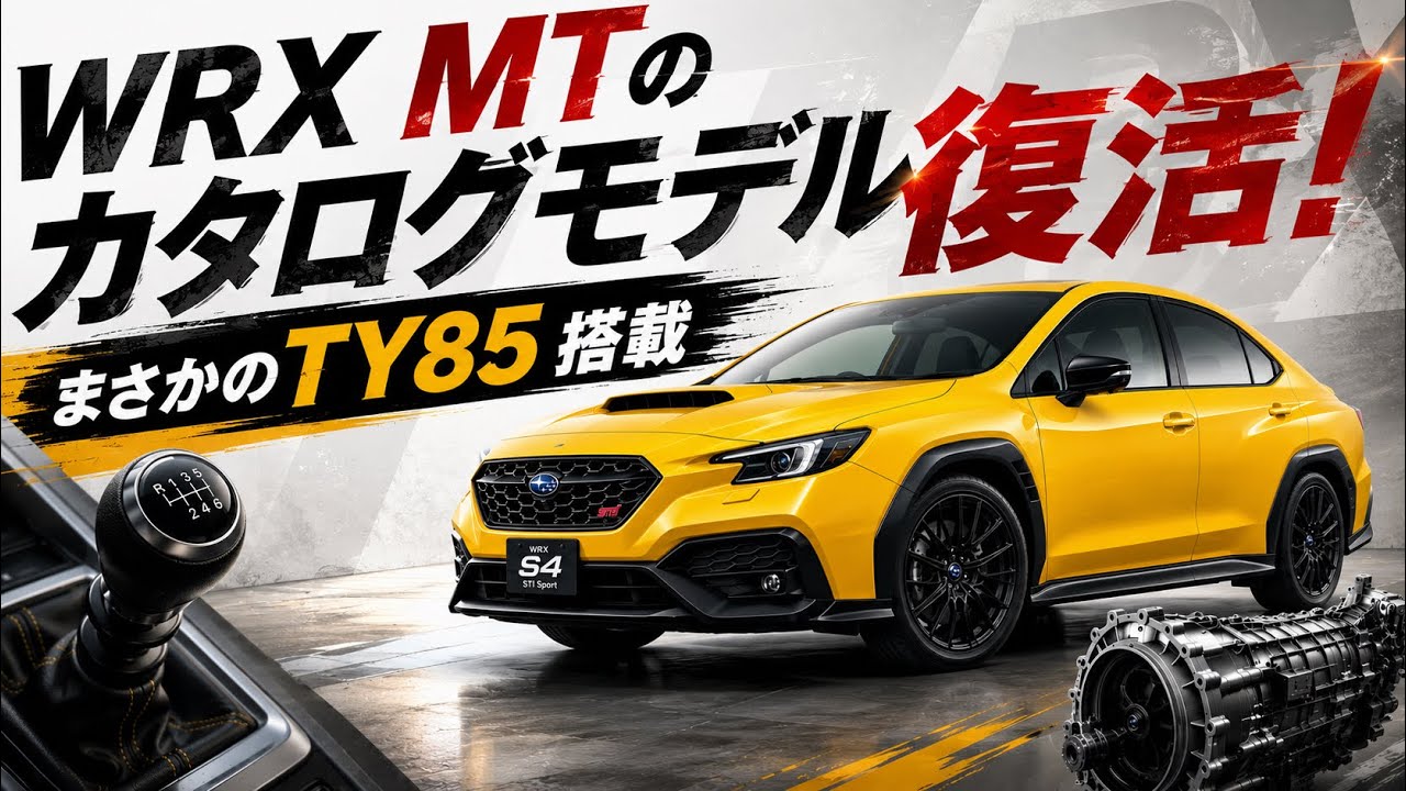 Great News] WRX Manual Model Confirmed for Production? The Return