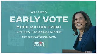 Kamala Harris Early Vote Mobilization Event in Orlando, Florida