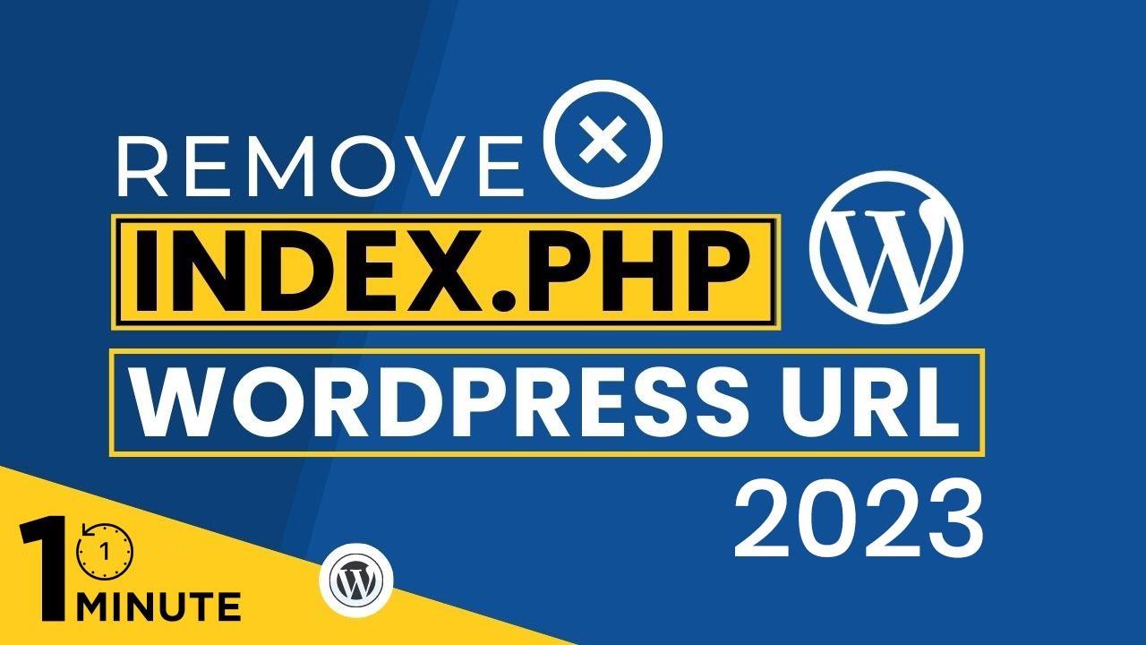 How To Remove Index Php From URL In WordPress 2024  Hide Index Php From URL WordPress