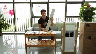 Install guide of JHS portable air conditioner