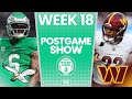 Eagles Postgame Show- Lose vs Commanders 24-17 in Week 18 | NFC &amp; AFC Standings / Playoff Brackets