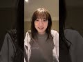 永野芽郁 インスタライブ 2023/12/19