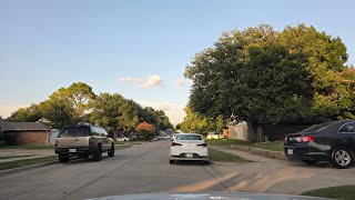 4K Late Afternoon Drive | A Scenic Journey from Gerault Rd to Bellaire Blvd in Coppell, Texas, USA