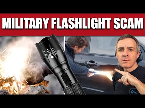 VitalTac Military Tactical Flashlight Reviews and Scam Ad for buytacticalflashlight.com, Explained