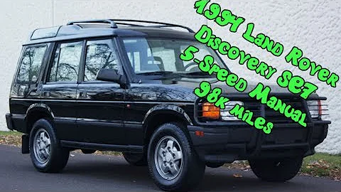 1994 Land Rover Discovery SE7 5-Speed Manual 4x4 4 door SUV 98 k miles