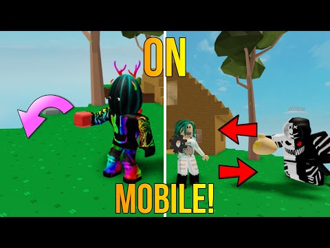 How To Drop Items And Trade On Mobile In Roblox Sky Block Youtube - how to drop items in roblox skyblock xbox one