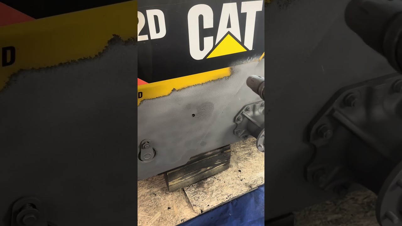 Cat skid steer restoration. #restoration #restoration #construction #landscaping