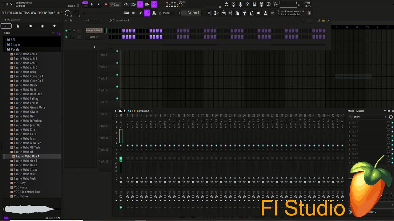Late night track from scratch in Fl Studio #381