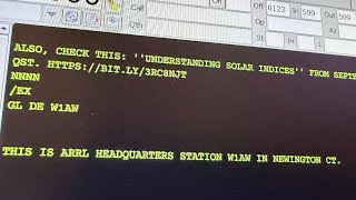 W1AW RTTY broadcast big signal 🫶🏻