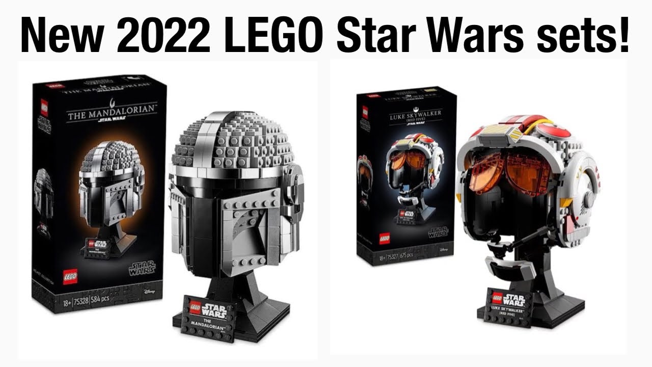 New Lego Star Wars 2022 Helmet sets official images! | Coming March 1st