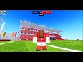 Jugando juego de football en roblox