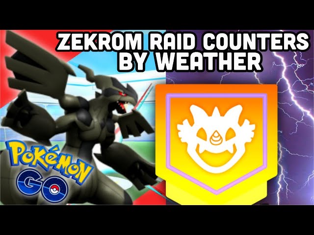 Pokémon Go Zekrom weather boosted~ UNREGISTERED ONLY～reliable service