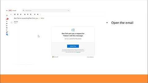 Request files in OneDrive